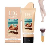 Miracle De Paris - Maquillage des jambes, perfecteur de teint intégral avec pinceau, couverture du corps imperméable, parfait pour les jambes, les bras et plus encore (couleur claire)