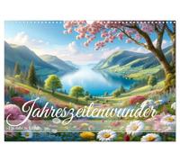 Miracle des saisons : une année en images, Version française (Calendrier mural 2026 DIN A3 portrait), Calendrier CALVENDO mensuel