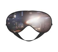 Miracle Dome Halo Masque doux pour les yeux pour dormir - Idéal pour les femmes et les hommes et les voyages, confortable et réglable, parfait pour une utilisation en intérieur/extérieur