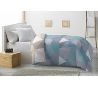 Miracle Home. Anna Couette réversible en Microfibre 360 g/m², Douce et Respirante, idéale pour l'hiver, l'automne et Le Printemps. 230 x 260 cm. Lit de 135 cm.