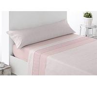 Miracle Home. Armuña Lot de 3 draps Thermiques en pyrénées Rose 90 x 200