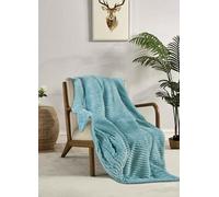 Miracle Home. Couverture Polaire réversible en Microfibre veloutée et Sherpa 240 g/m² - 180 g/m², Douce, Chaude et légère, Lavable en Machine, 130 x 160 cm, Vert