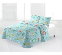 Miracle Home. Couvre-lit boutis 100% Microfibre brossée, légère et Respirante Jurassique Ultras, 180 x 265 cm, lit de 90 cm