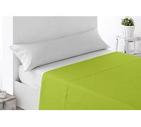 Miracle Home Drap de dessus réglable, doux et confortable, coton 50 % polyester, Pistache, 135 cm
