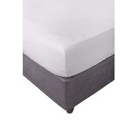 Miracle Home. Drap-Housse 100% Microfibre brossée, réglable, élastique et Anti-Pelage. 105X200. Lit 105. Crudo