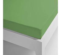 Miracle Home Drap Housse Thermique en Microfibre, réglable et élastique. Coralina Couleurs Unies. 150X200 Vert