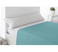 Miracle Home. Drap Plat Doux et Confortable, 100% Microfibre brossée, sans Plis et Anti-Peeling. 210 x 270 cm, lit de 135 cm, Pistache