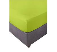 Miracle Home. Draps housses, élastique, réglable, anti-pelage. Coton 50% polyester. Lit 200. Pistache
