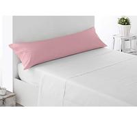 Miracle Home Housse de coussin douce et confortable, 50 % coton, polyester, rose, 135 cm