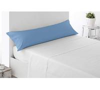 Miracle Home Housse de coussin douce et confortable en coton 50 % polyester, bleu clair, 105 cm