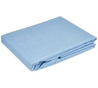 Miracle Home Lot de 2 taies d'oreiller douces et confortables en coton 50 % polyester Bleu ciel 135 cm
