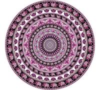 Miracle Home Mandala Mandala/Paréo Multi 309 diametro Fuchsia