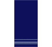 Miracle Home Maurya Lot de 4 serviettes 70 x 140 cm bleu