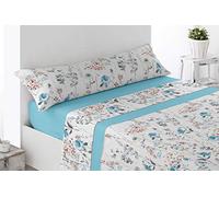 Miracle Home Parure de lit Chite 105X200 Turquoise