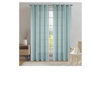 Miracle Home. Rideau Moderne et Élégant de 1 Pièce avec Œillets pour Salon et Chambre à Coucher, Beige Menthe. 300 (Largeur) X 260 (Hauteur) centimètres