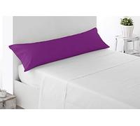 Miracle Home Taie d'oreiller douce et confortable, 50 % coton, 50 % polyester, aubergine, 90 cm