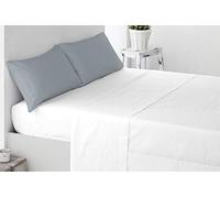 Miracle Home. Taies d'oreiller, 2 pièces, 85 x 45. Lit 150, Gris