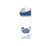 SIGG Gourde enfant Miracle Dinosaur – Tritan, paille, étanche, sans BPA – 0,45 L bleu
