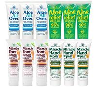 Miracle of Aloe Découvrez le miracle de l'aloès avec ce fantastique set de 12 pièces qui comprend 3 de chacun de nos 4 produits de résolution de problèmes les plus populaires, tous mélangés avec
