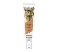 Max Factor – Fond de teint Miracle Pure – Hydratation 24 h SPF 30 – Teinte 82 Deep Bronze – 30 ml