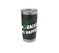 Miracles Do Happen Ruban pour donneur d'organes Gobelet isotherme en acier inoxydable double paroi