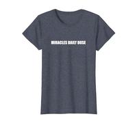 Miracles Dose Quotidienne T-Shirt, Femme, Bleu Chiné, XS