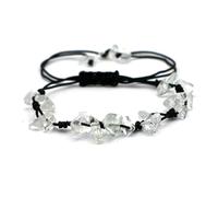 Miracles Minéraux Bracelet perle baroque chips, pierre naturelle, création artisanale française, plus de 80 choix (0 shamballa chips | cristal de roche)