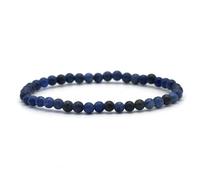 Miracles Minéraux Bracelet perle ronde 4 mm fin et discret, pierre naturelle, création artisanale française, plus de 60 choix