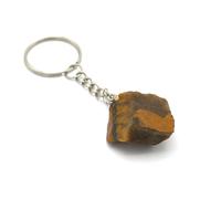 Miracles Minéraux Porte clé Pierre Naturelle arbre de vie| Produit Artisanal| Fabrication française| Bien être| lithothérapie (pierre minéraux brut | oeil de tigre)