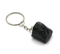 Miracles Minéraux Porte clé Pierre Naturelle arbre de vie| Produit Artisanal| Fabrication française| Bien être| lithothérapie (pierre minéraux brut | tourmaline noire)