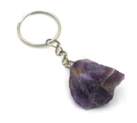 Miracles Minéraux Porte clé Pierre Naturelle arbre de vie| Produit Artisanal| Fabrication française| Bien être| lithothérapie (pierre minéraux brut | améthyste)