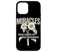 Miracles Walking in His Wonder Christian Citation Worship Coque pour iPhone 12 Mini