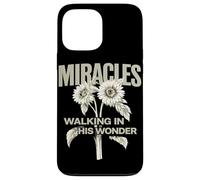 Miracles Walking in His Wonder Christian Citation Worship Coque pour iPhone 13 Pro Max