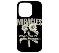 Miracles Walking in His Wonder Christian Citation Worship Coque pour iPhone 14 Pro
