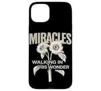 Miracles Walking in His Wonder Christian Citation Worship Coque pour iPhone 15 Plus