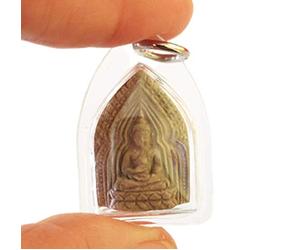 MiracleTH6395 Amulette Power Charm Khunpaen Switch Off Sun Magic Thaï Pendentif Mantra Talisman Bouddha Miséricorde Amour Lover Power Luck Money Trade Business Negociation Bénédiction Phra Arjarn O