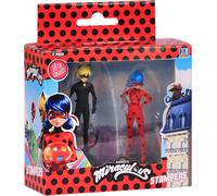 Miraculé : coccinelle et chat noir - timbres 2 pcs figurine Ast.