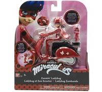 MIRACULO LADYBUG ET SON SCOOTER Rouge G