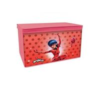 Fun House Miraculous Coffre A Jouets - Pliable - 55,5 X 34,5 X 34 Cm - Pour Enfant