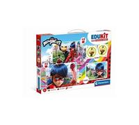Miraculous - Coffret d'activités préscolaires 4 en 1 - 2 puzzles, 6 Cubes et Un Mémo - Fabriqué en Italie