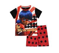 Miraculous - Ensemble De Pyjamas - Ladybug - Fille - Rouge - 9-10 Ans