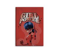 Miraculous Kids Fleece Blanket Throw - Ladybug Girl Power - Red - 100x140 cm