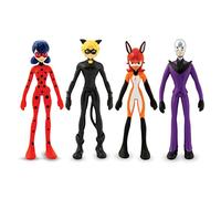Miraculous Lady Bug Lot de 4, Plusieurs Couleurs.