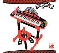 MIRACULOUS/LADYBAG Clavier électronique - 4 effets de percussion - 8 instruments - 8 rythmes- A piles