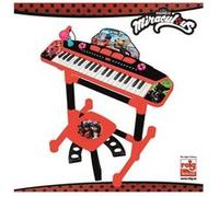 MIRACULOUS/LADYBAG Clavier electronique - 4 effets de percussion - 8 instruments - 8 rythmes- A piles Neutre G