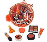 Miraculous Ladybug, Coffret Maquillage 10-en-1 pour Enfants : Vernis à Ongles, Rouge à Lèvres, Palette de Poudre Compacte, Brillant à Lèvres… et Pompon. (Rena Rouge)