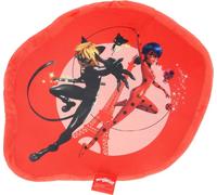 Miraculous Ladybug Coussin décoratif en velours Idéal pour se blottir et décorer