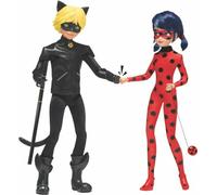 Miraculous Ladybug et Cat Noir,env. 26cm