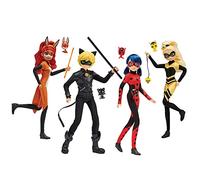 Miraculous Ladybug Heroez 4-Pack Dolls w/Exclusive Ladybug Doll by Playmates Toys