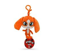 Miraculous Ladybug - Kwami Barkk 12cm, Peluche Super Douce du du Chien, Jouet pour Enfant Extra Doux avec Attache, Jouet à Collectionner (Zag Play)